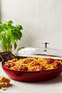 Staub Cast Iron 12-inch Braiser with Glass Lid