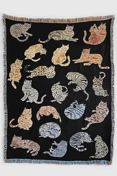Olivia Wendel Cats Blanket