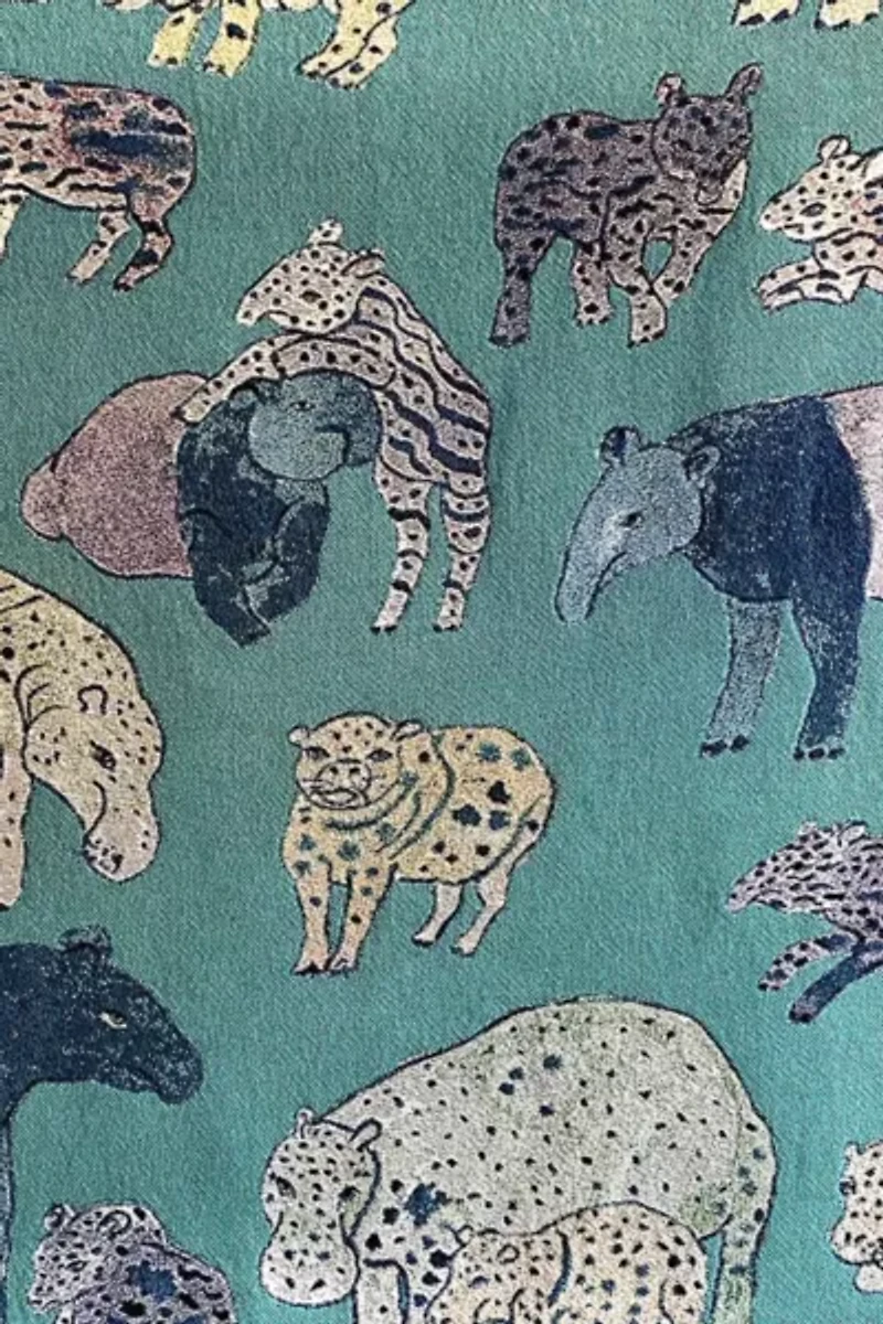 Olivia Wendel Hippo Tapirs Blanket