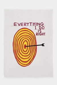 Third Drawer Down Everything I Do Is Right Tea Towel x David Shrigley