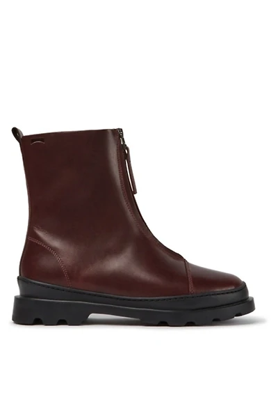 Camper Brutus Leather Zip Up Boot