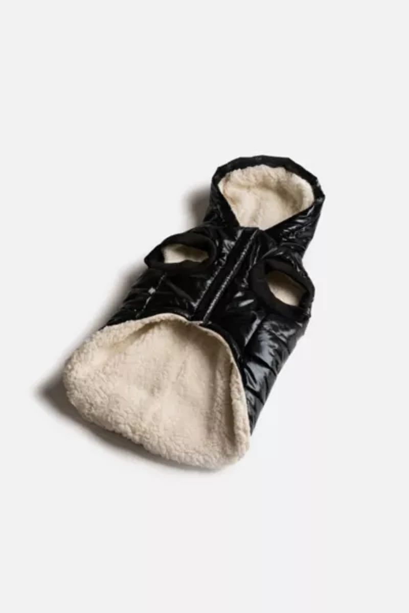 Silver Paw Dog Emma Quilted Fleece Jacket