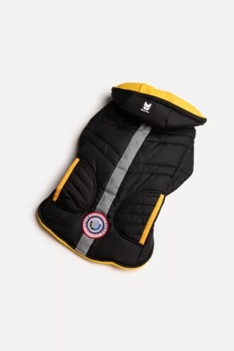 Silver Paw Dog Jackson Fleece Quilted Reflective Jacket