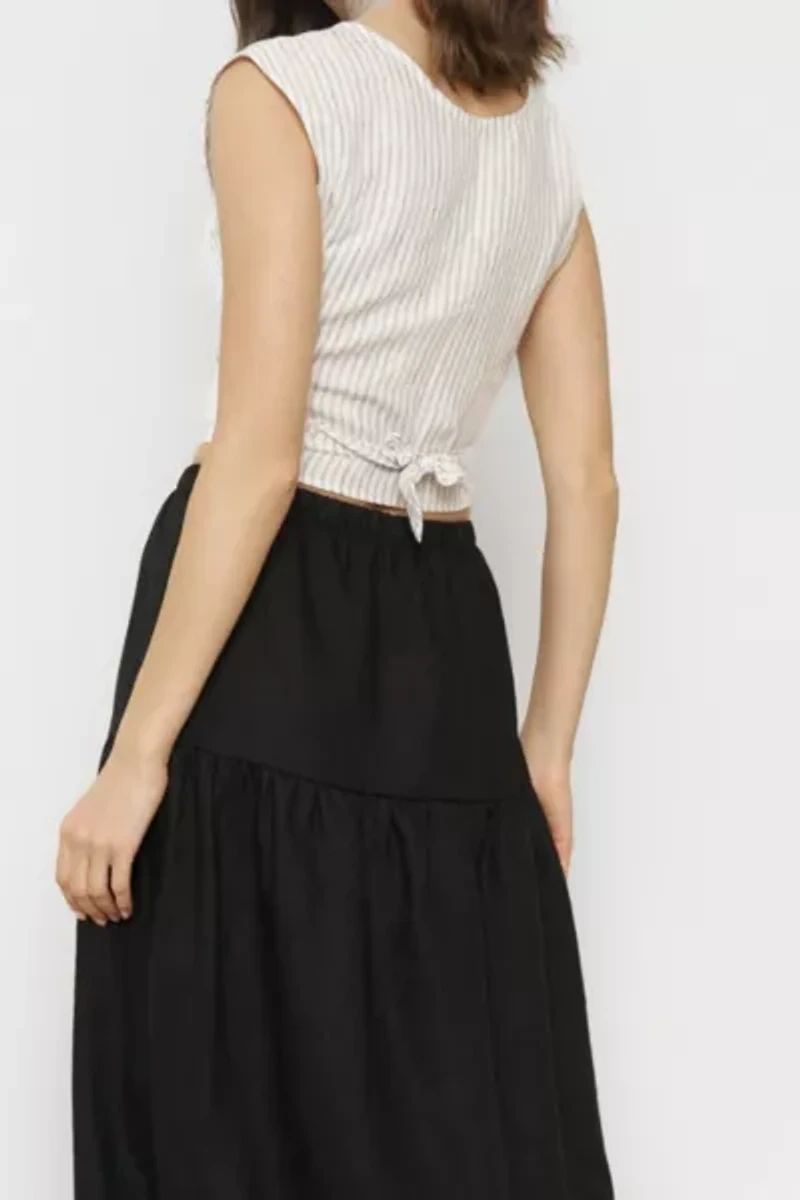 Whimsy + Row Valentina Reversible Linen Top