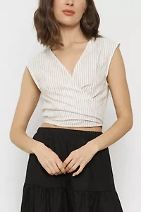 Whimsy + Row Valentina Reversible Linen Top