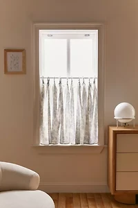 Printed Café Curtain - Set Of 2