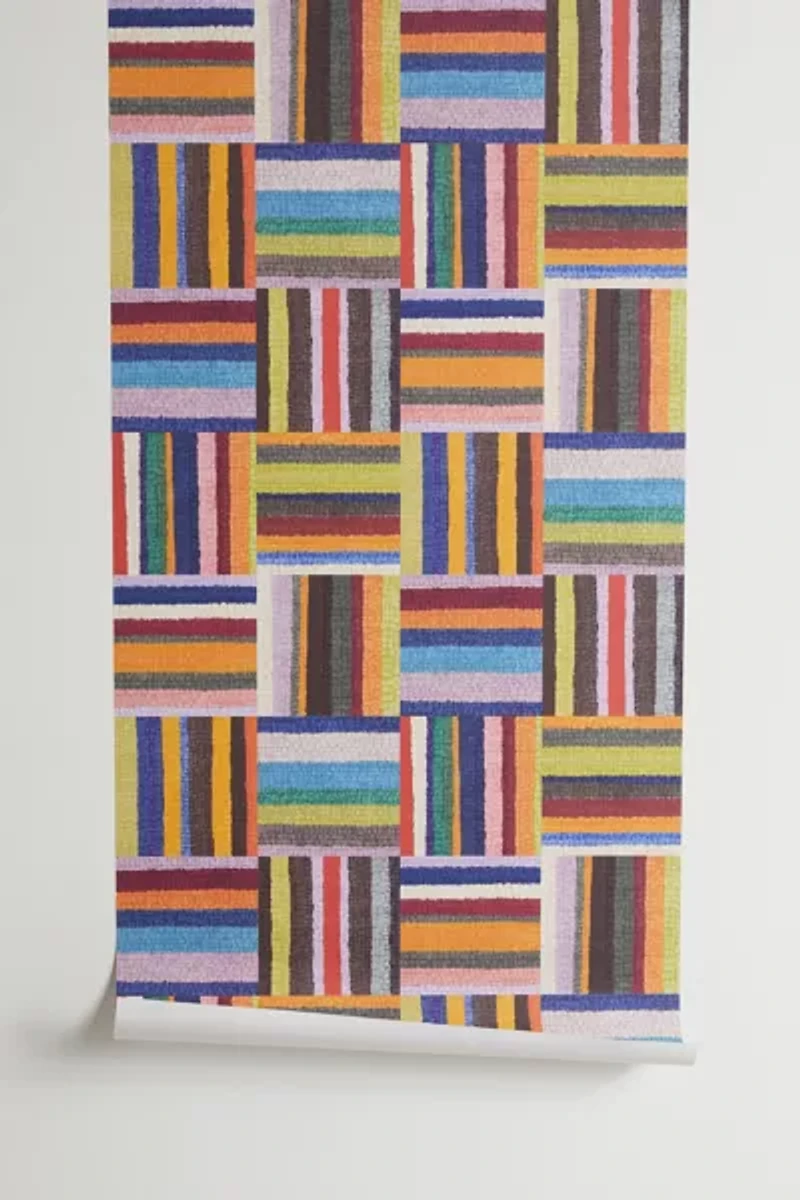 Cleo Stripe Removable Wallpaper