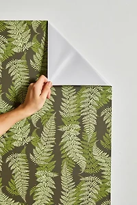 Avenie Countryside Garden Green Ferns Removable Wallpaper