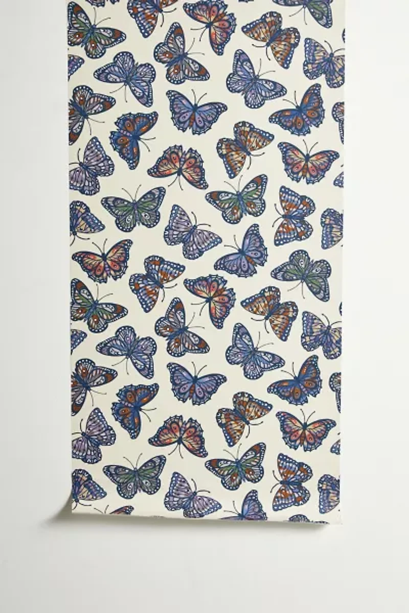 Avenie Countryside Butterflies Removable Wallpaper