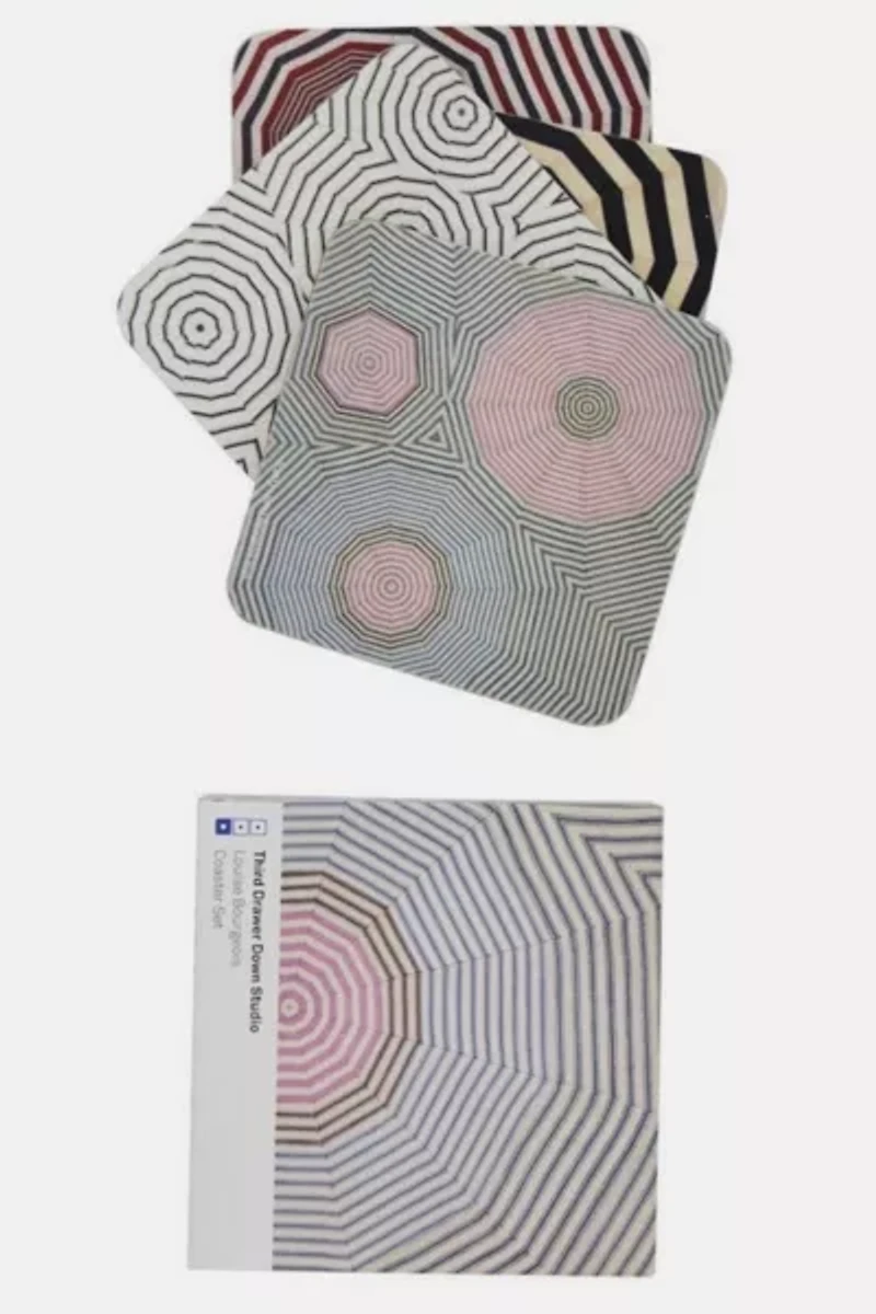 Third Drawer Down Corkboard Coaster Set x Louise Bourgeois