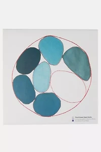 Third Drawer Down Blue Circles Bone China Plates x Louise Bourgeois
