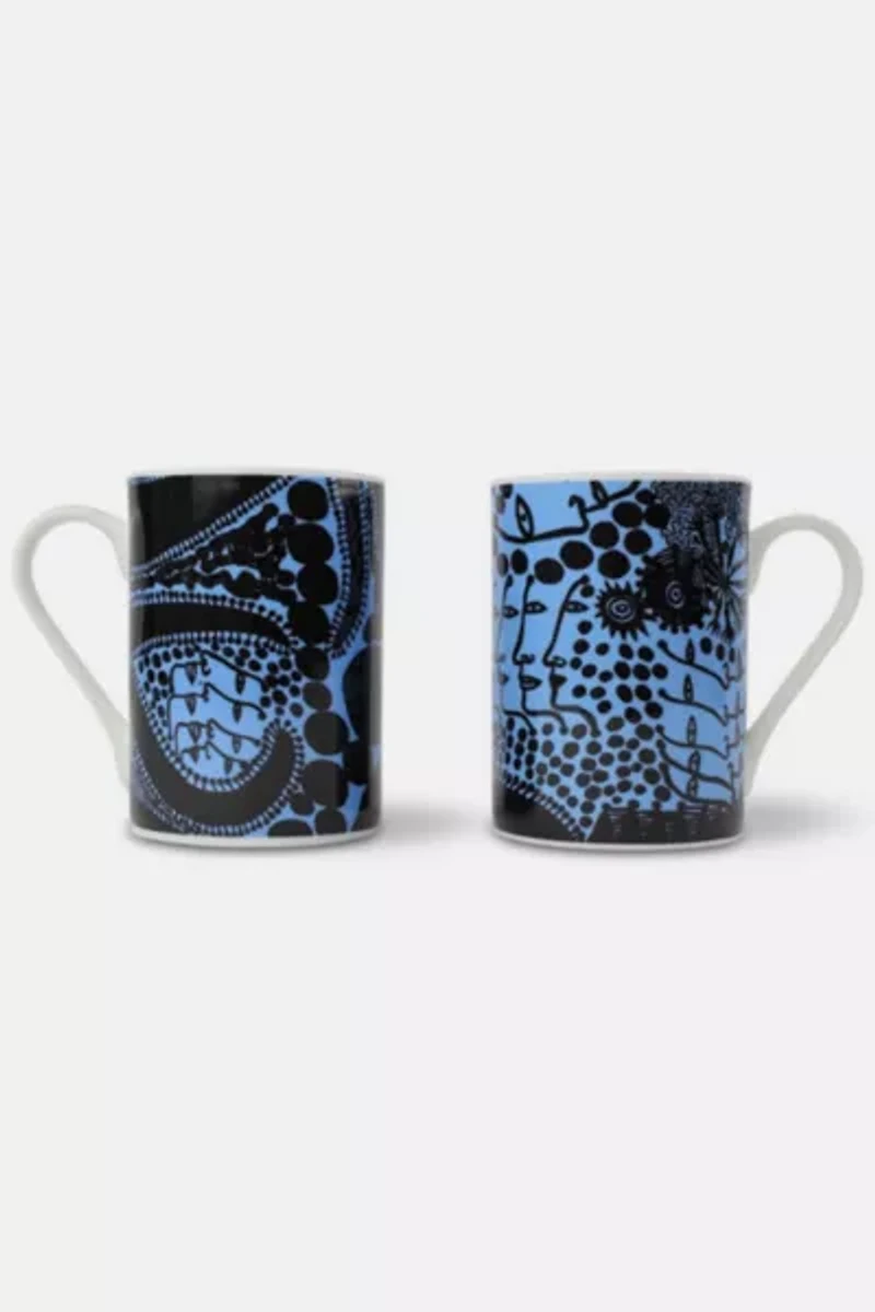 Third Drawer Down Late-Night Chat Is Filled With Dreams Mug Set x Yayoi Kusama