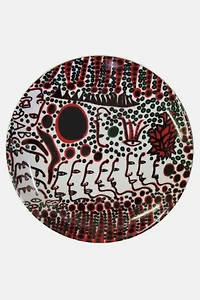 Third Drawer Down Women Wait For Love, But Men Always Walk Away Ceramic Plate x Yayoi Kusama