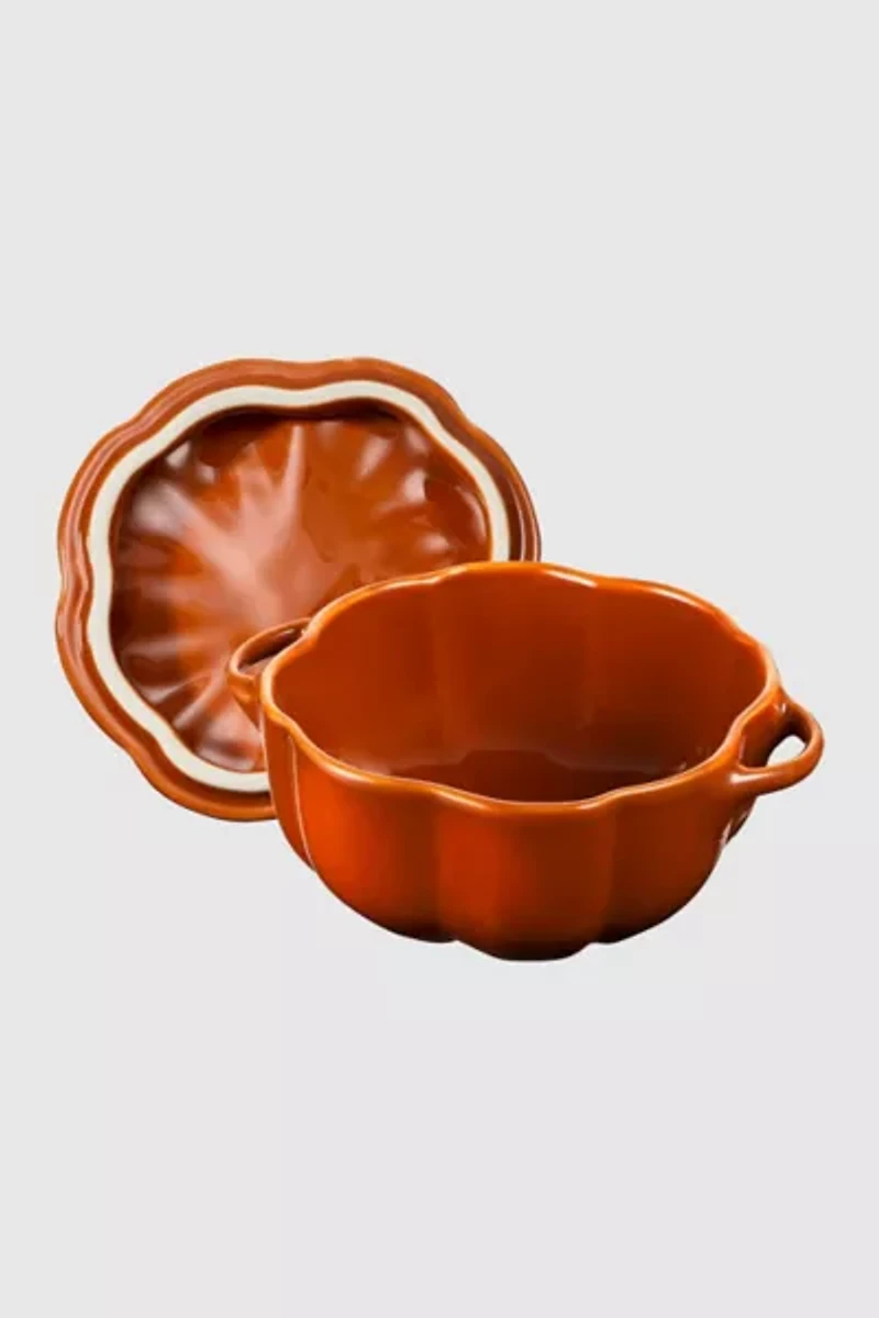 Staub Ceramic 16-oz Petite Pumpkin Cocotte