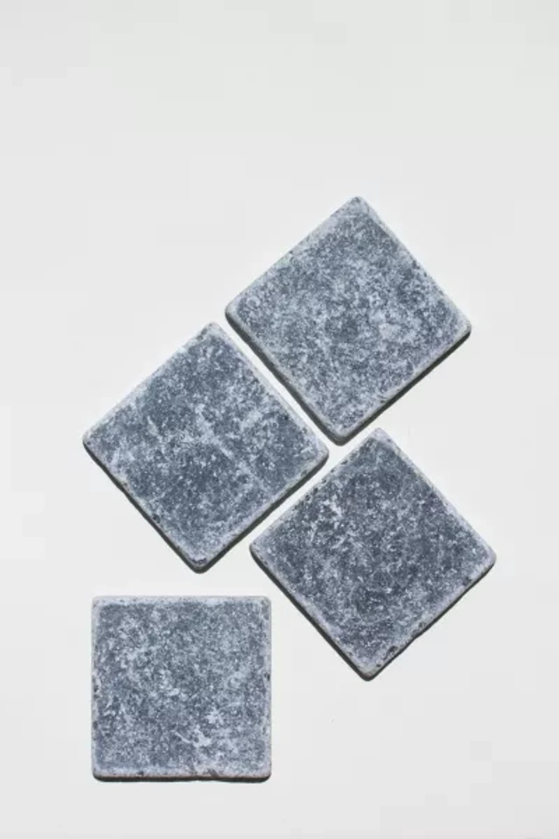 The Parmatile Shop Marble Coaster Set