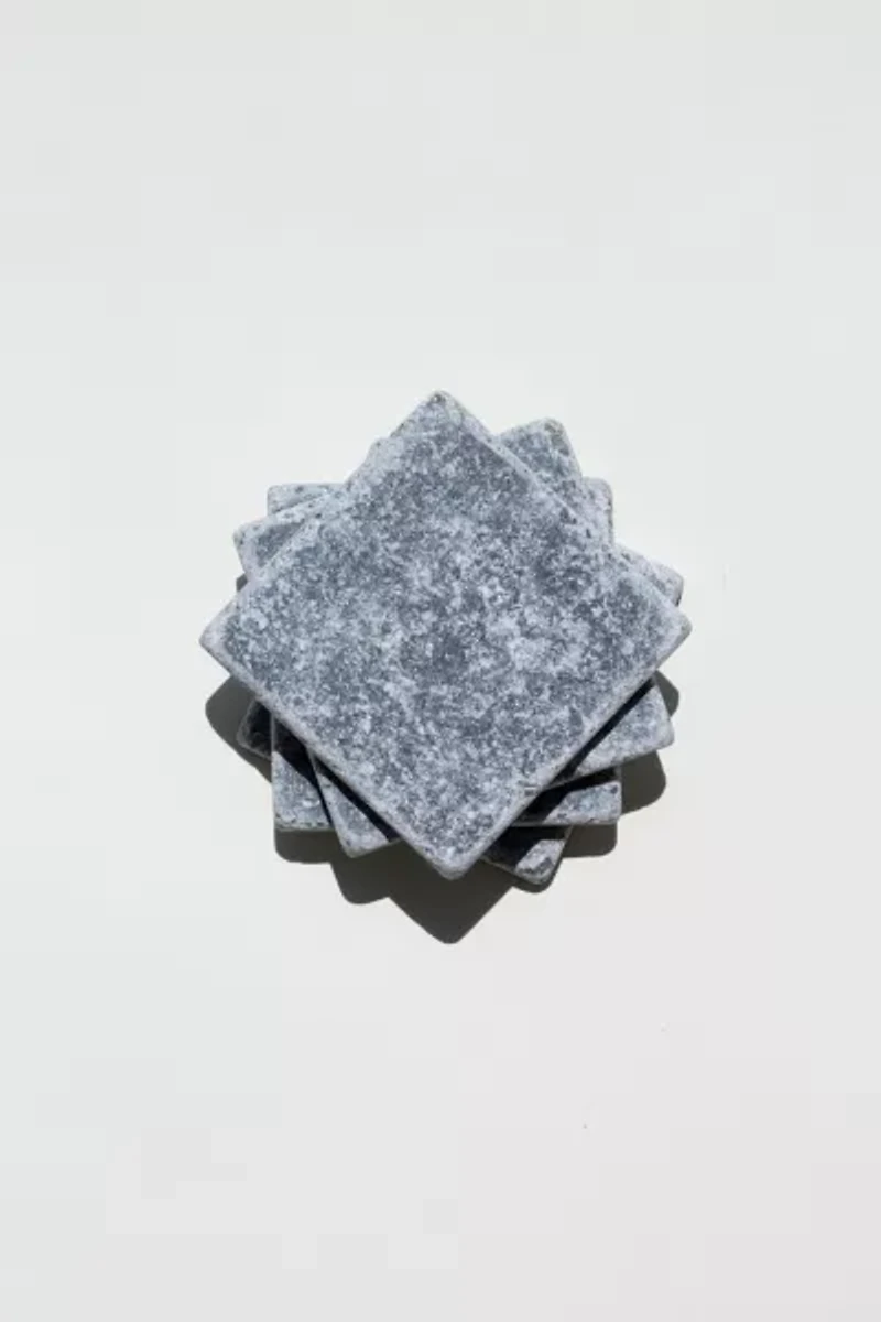 The Parmatile Shop Marble Coaster Set