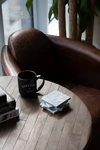The Parmatile Shop Marble Coaster Set
