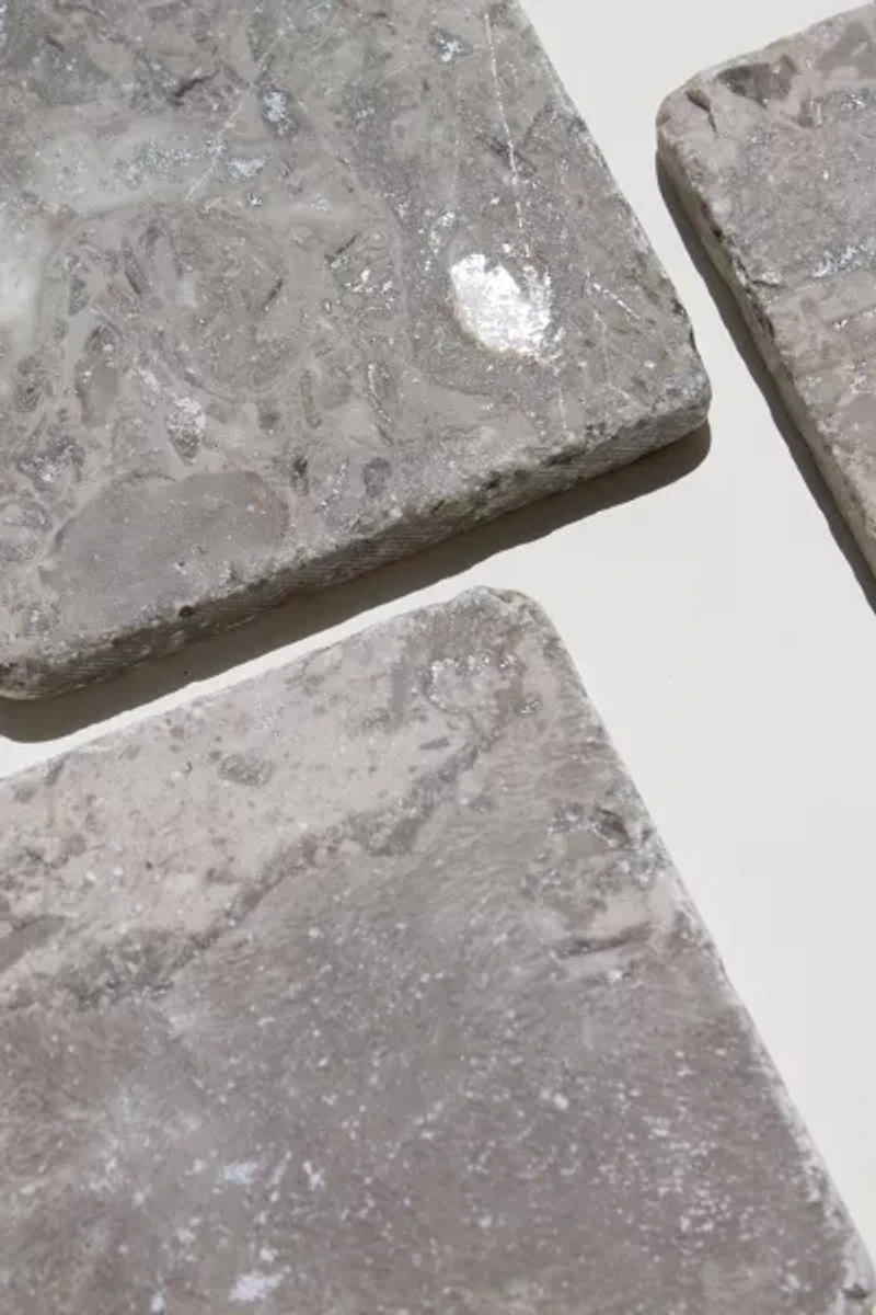 The Parmatile Shop Marble Coaster Set