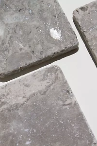 The Parmatile Shop Marble Coaster Set