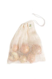 ECOBAGS 100% Organic Cotton Medium Mesh Produce Bags - Set of 3