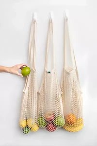 ECOBAGS Original Long Handle Mesh String Tote Bag