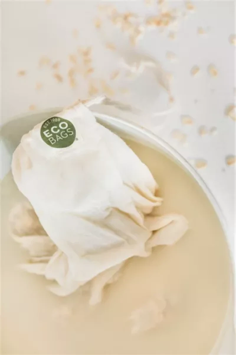 ECOBAGS 100% Organic Cotton Reusable Nut Milk Bag
