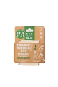 ECOBAGS 100% Organic Cotton Reusable Nut Milk Bag
