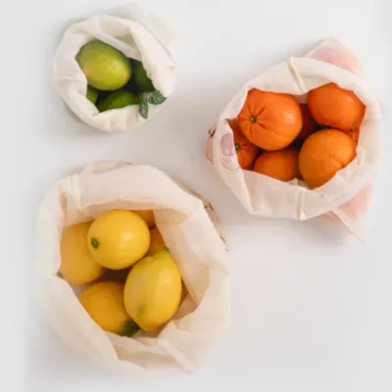 ECOBAGS Printed Produce Bags - Set of 3