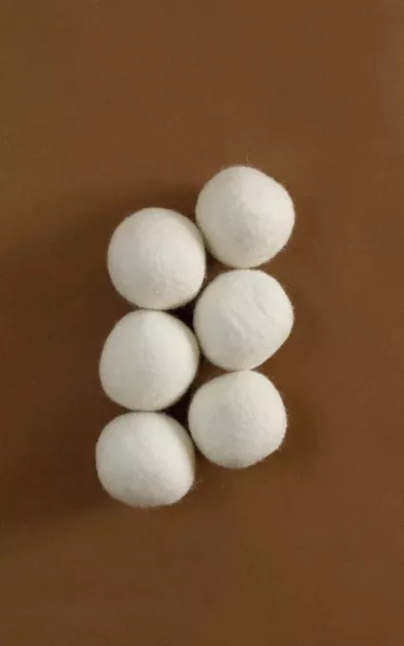 Frankie Collective Wool Natural Fabric Softening Dryer Balls