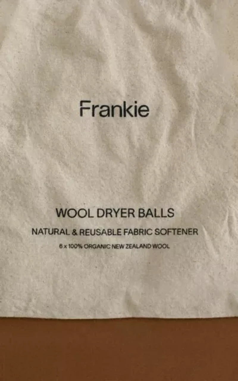Frankie Collective Wool Natural Fabric Softening Dryer Balls