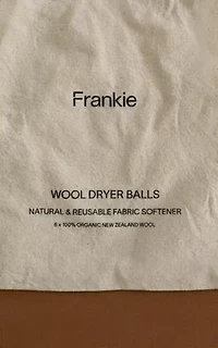 Frankie Collective Wool Natural Fabric Softening Dryer Balls