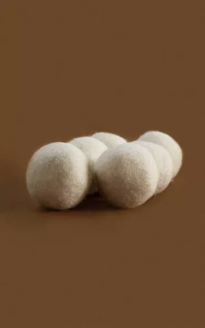 Frankie Collective Wool Natural Fabric Softening Dryer Balls