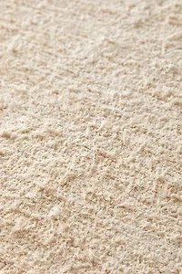 Solid Woven Shag Rag Rug