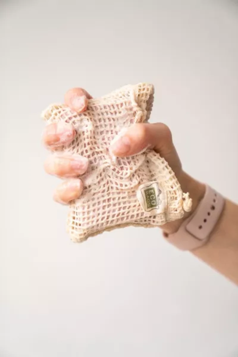 ECOBAGS 100% Organic Cotton Soap Saver Bag