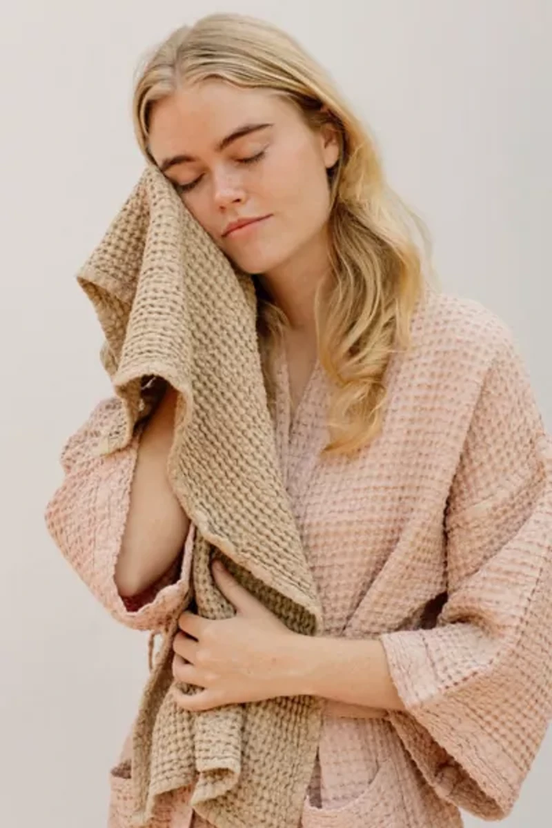 MagicLinen 3-Piece Waffle Towel Set