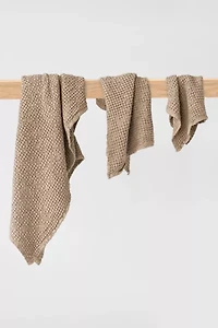 MagicLinen 3-Piece Waffle Towel Set