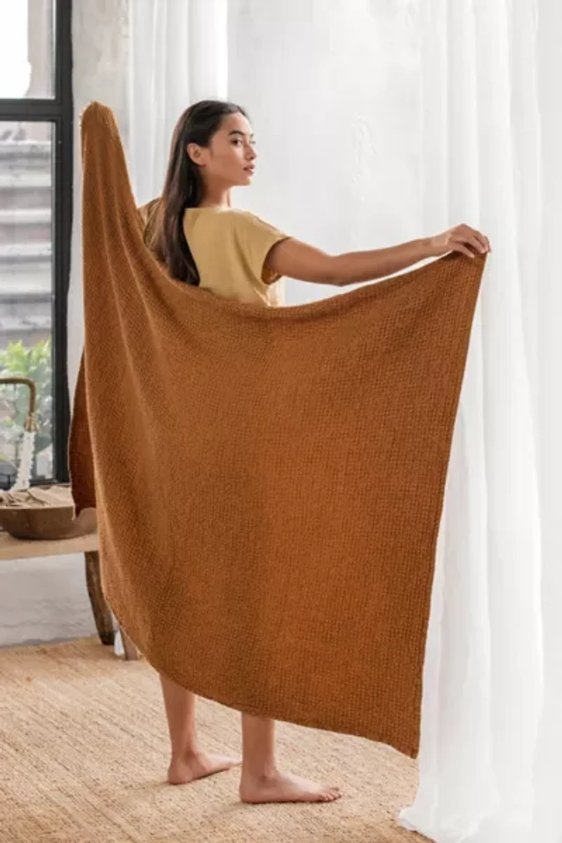 MagicLinen 3-Piece Waffle Towel Set