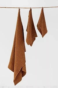 MagicLinen 3-Piece Waffle Towel Set
