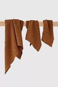 MagicLinen 3-Piece Waffle Towel Set