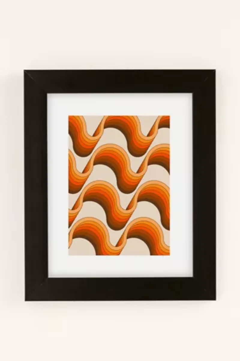Circa 78 Designs Golden Ribbons Art Print