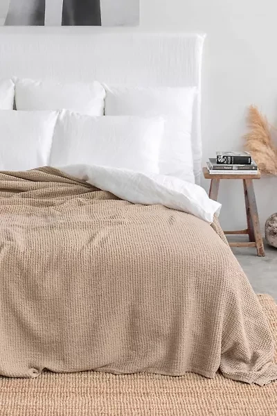 MagicLinen Waffle Blanket