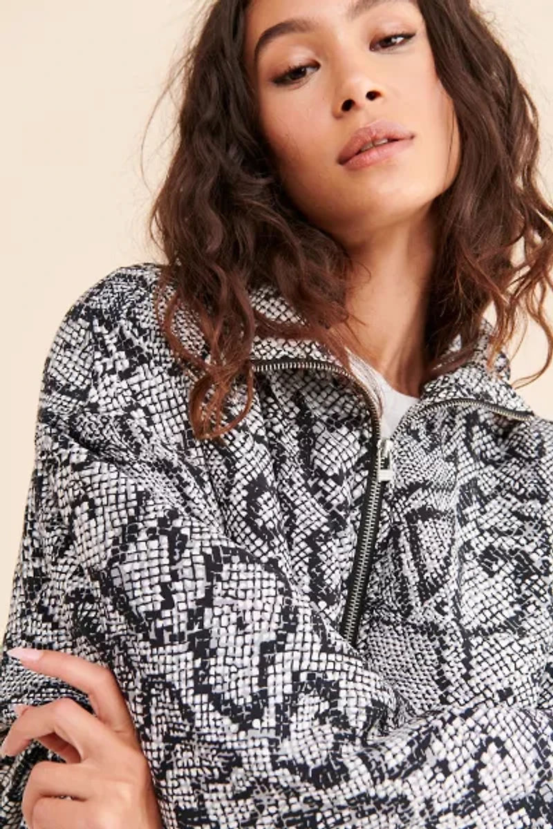 UO Nathan Animal Print Jacket