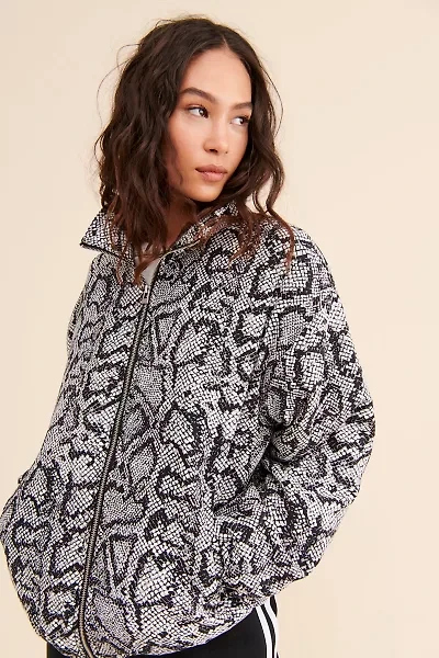 UO Nathan Animal Print Jacket