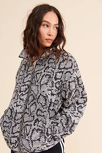 UO Nathan Animal Print Jacket