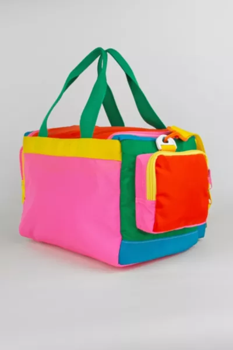 Mokuyobi Camp Colorblock Weekender Travel Duffle Bag
