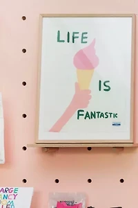 Third Drawer Down Life Is Fantastic Tea Towel x David Shrigley