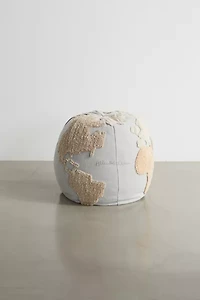 Lorena Canals World Map Pouf