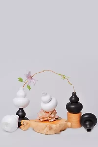 Middle Kingdom Miniature Porcelain Double Gourd Vase