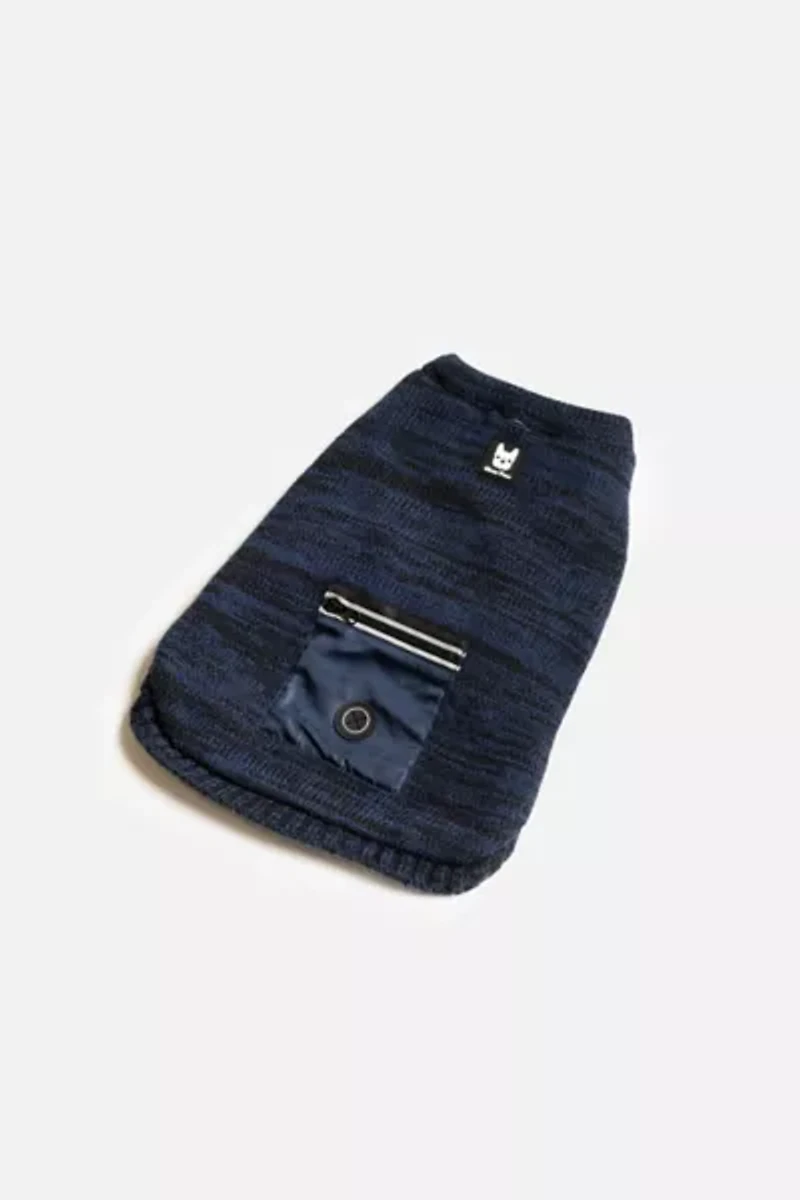 Silver Paw Dog Mia Fleece Lined Sweater