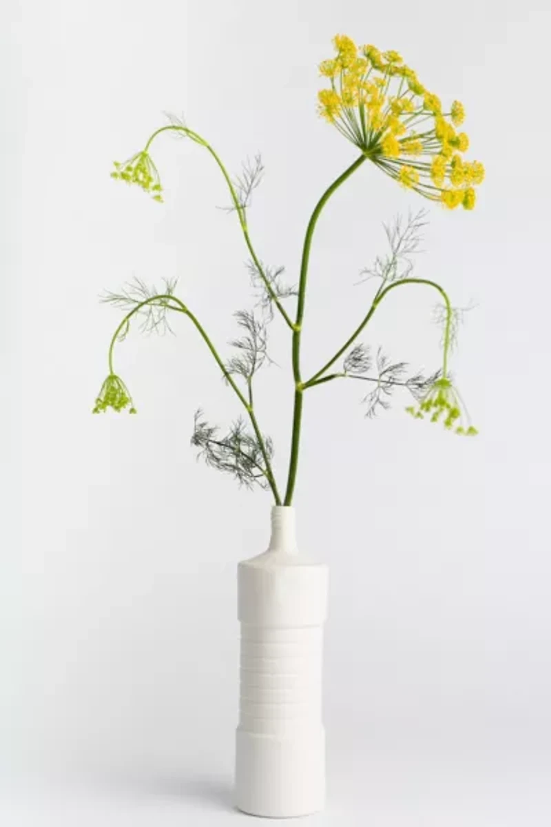 Middle Kingdom x Foekje Fleur Porcelain Ribbed Vase